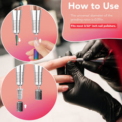 Onism 75pcs sanding bands trio pack for gel, acrylic, and smoothing.