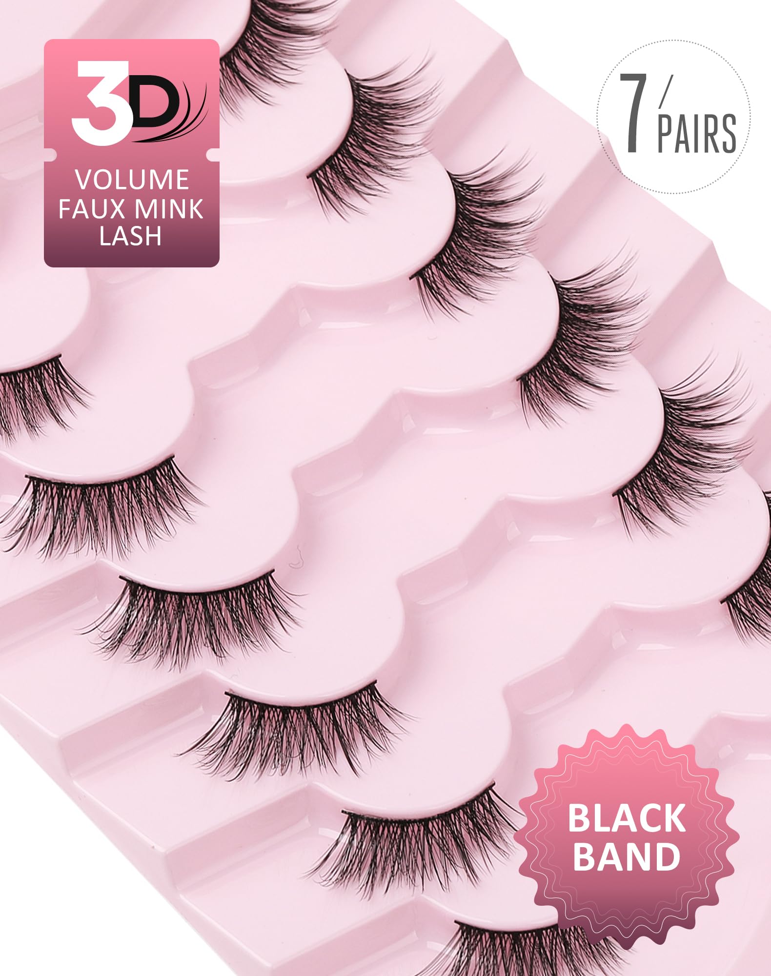 Onlyall all eye shape lashes adapt for almond, round, or hooded lids