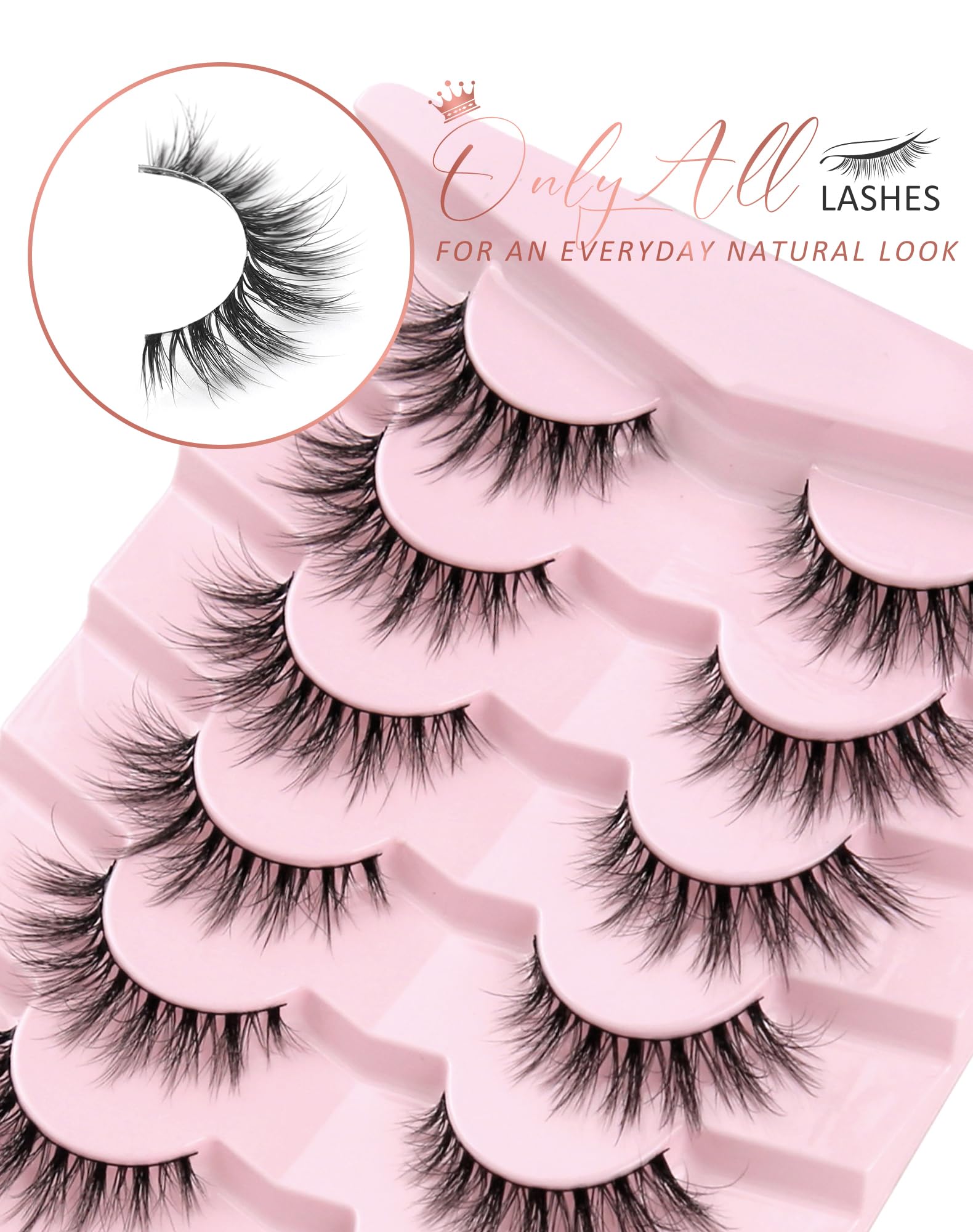 Onlyall lashes fit all eye shapes for versatile styling