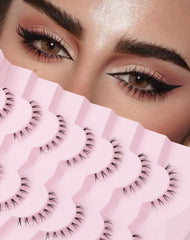 Onlyall Bottom Lashes 7-pair set for natural, lightweight lower-lash enhancement.