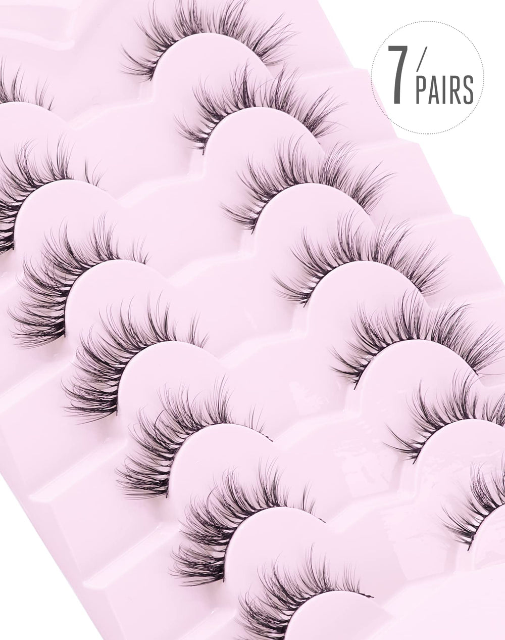 Onlyall almond eye shape-fit lashes close-up demonstrating comfortable alignment