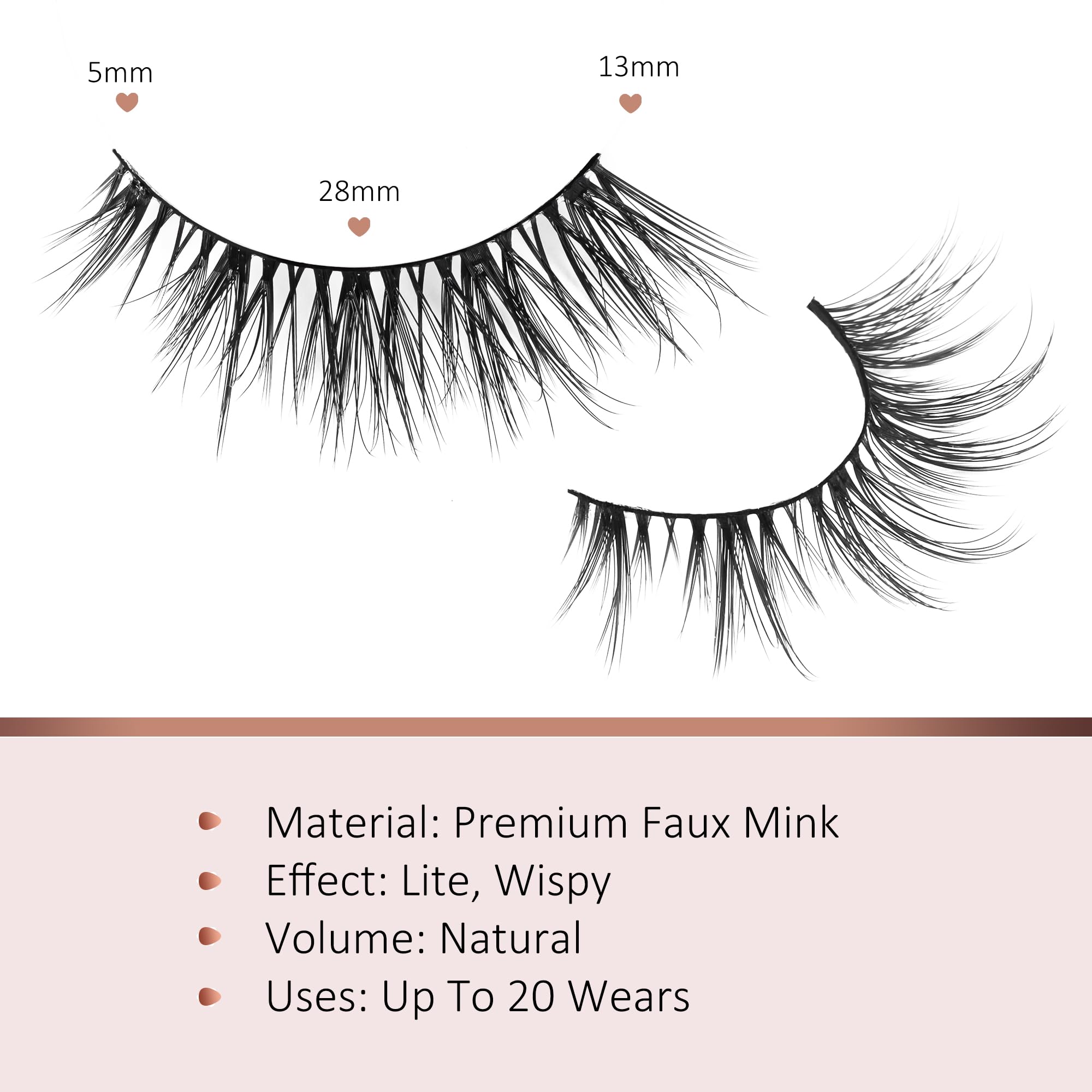 Onlyall cat eye lashes close-up highlighting featherweight fiber for all-day comfort