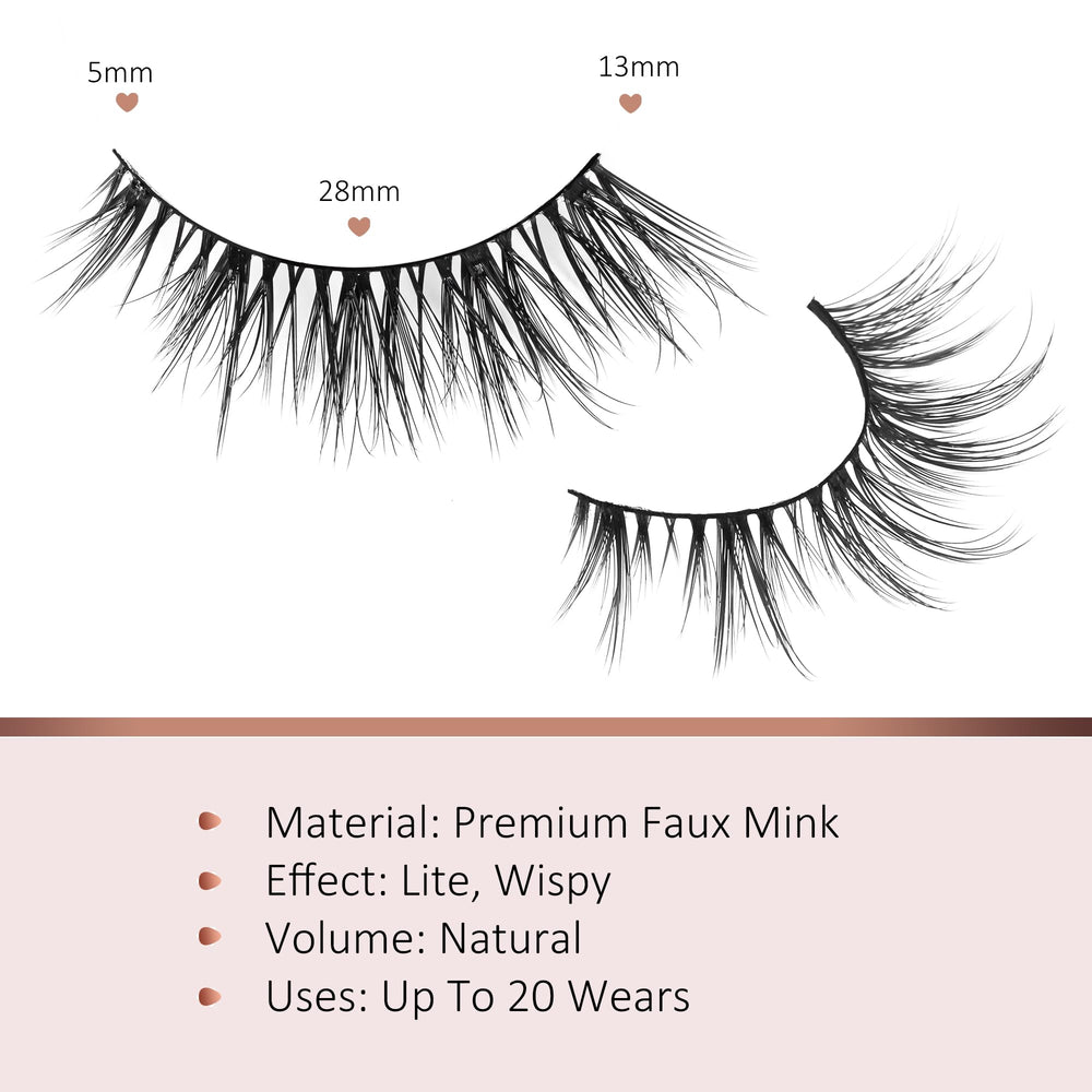 Onlyall cat eye lashes close-up highlighting featherweight fiber for all-day comfort