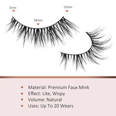 Onlyall cat eye lashes close-up highlighting featherweight fiber for all-day comfort