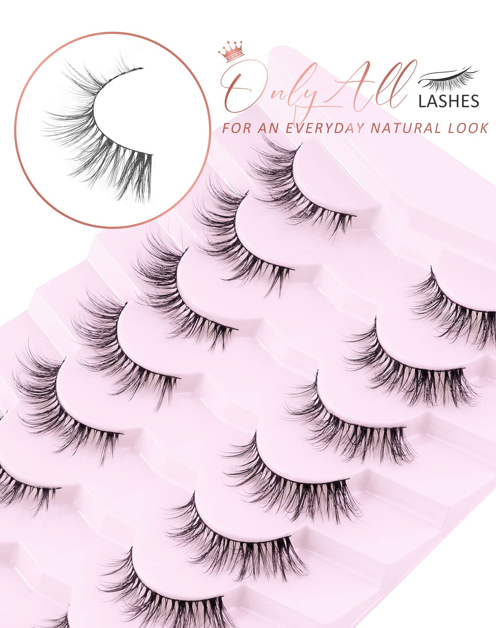 Onlyall fox-eye style lashes close-up illustrating winged look