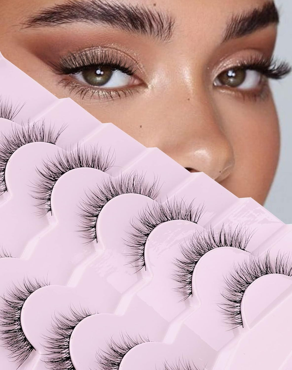 Onlyall D1 natural lashes set provides versatile styling