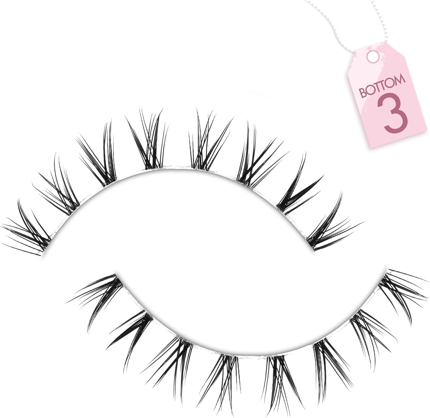 Onlyall easy-application lower lashes save time and money.