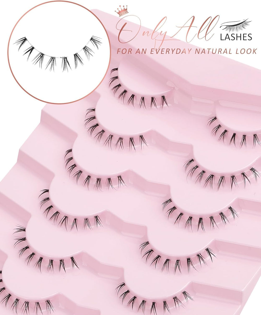 Onlyall lashes for everyday occasions and weddings add subtle drama.