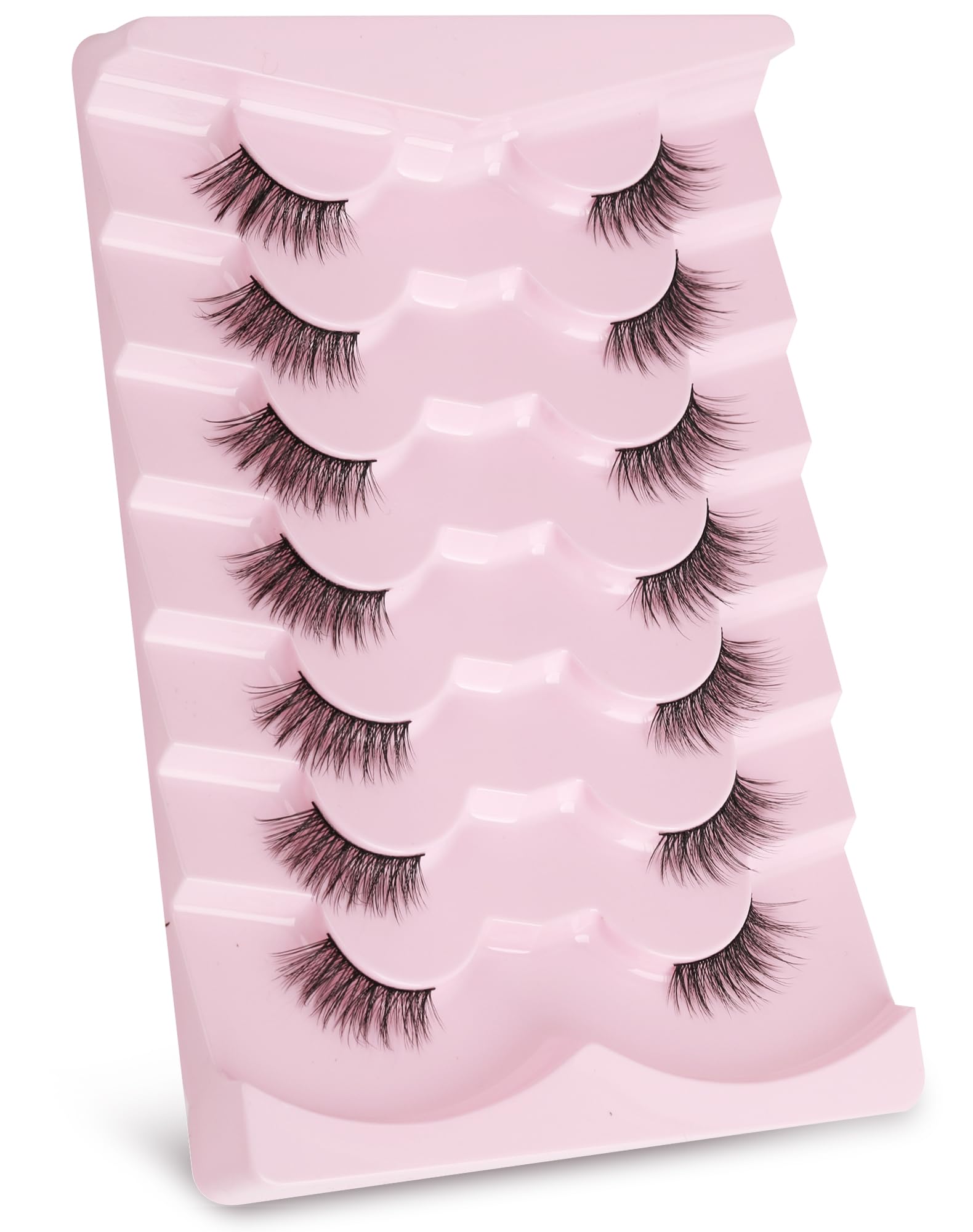 Onlyall featherweight fiber lashes feel soft and comfortable all day