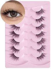 Onlyall half eyelashes in box-front packaging for a natural daily look.