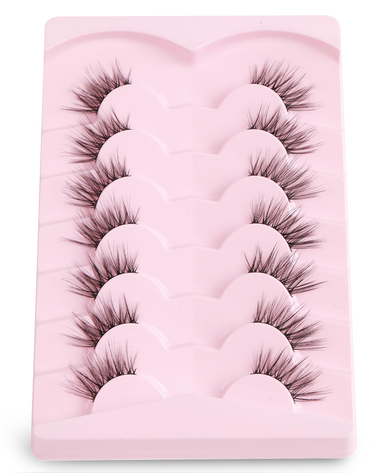 Onlyall half eyelashes reusable up to 15-20 wears with proper care.