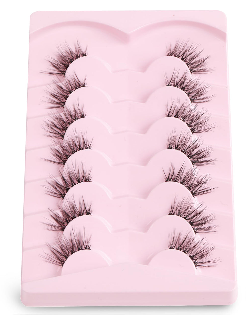 Onlyall half eyelashes reusable up to 15-20 wears with proper care.