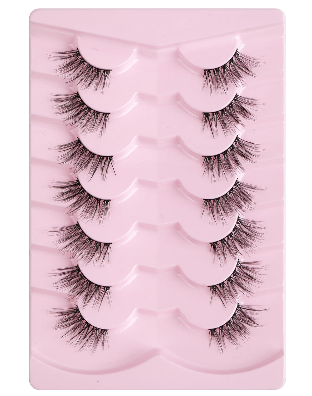 Onlyall lashes on diverse eye shapes suitable for almond, round, hooded eyes.