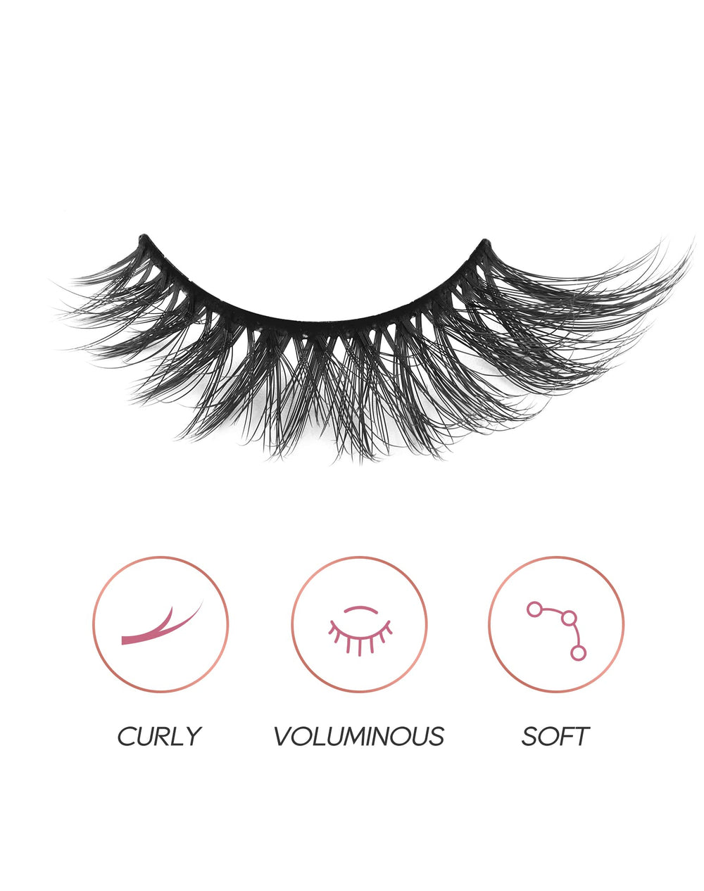 Onlyall lashes fit most eye shapes for versatile daily wear.