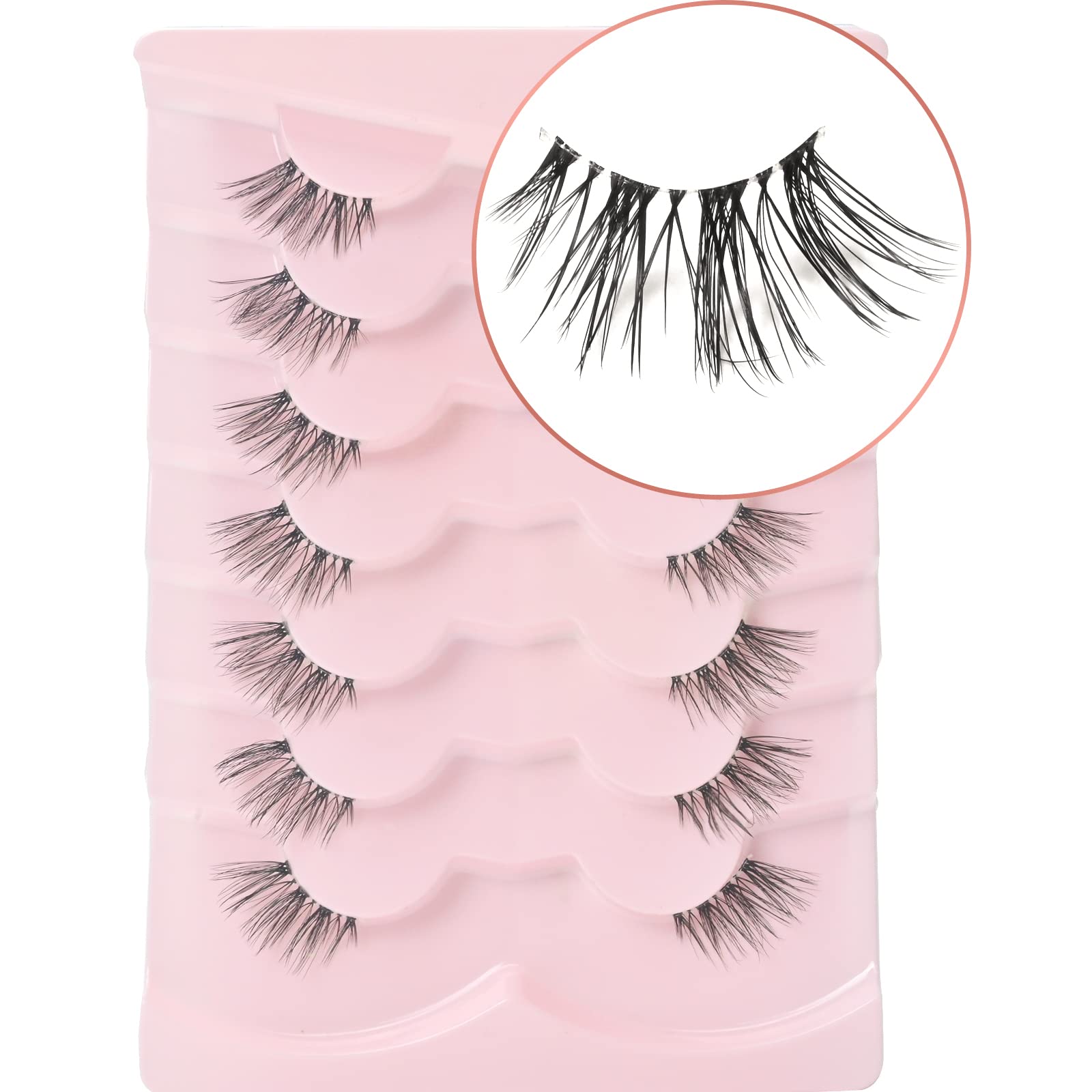 Onlyall Natural Lashes 3D Faux Mink texture adds subtle volume.