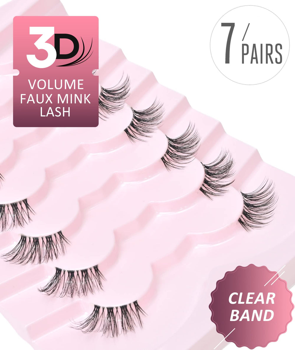 Onlyall Natural Lashes feature easy-apply design for quick, mess-free application.