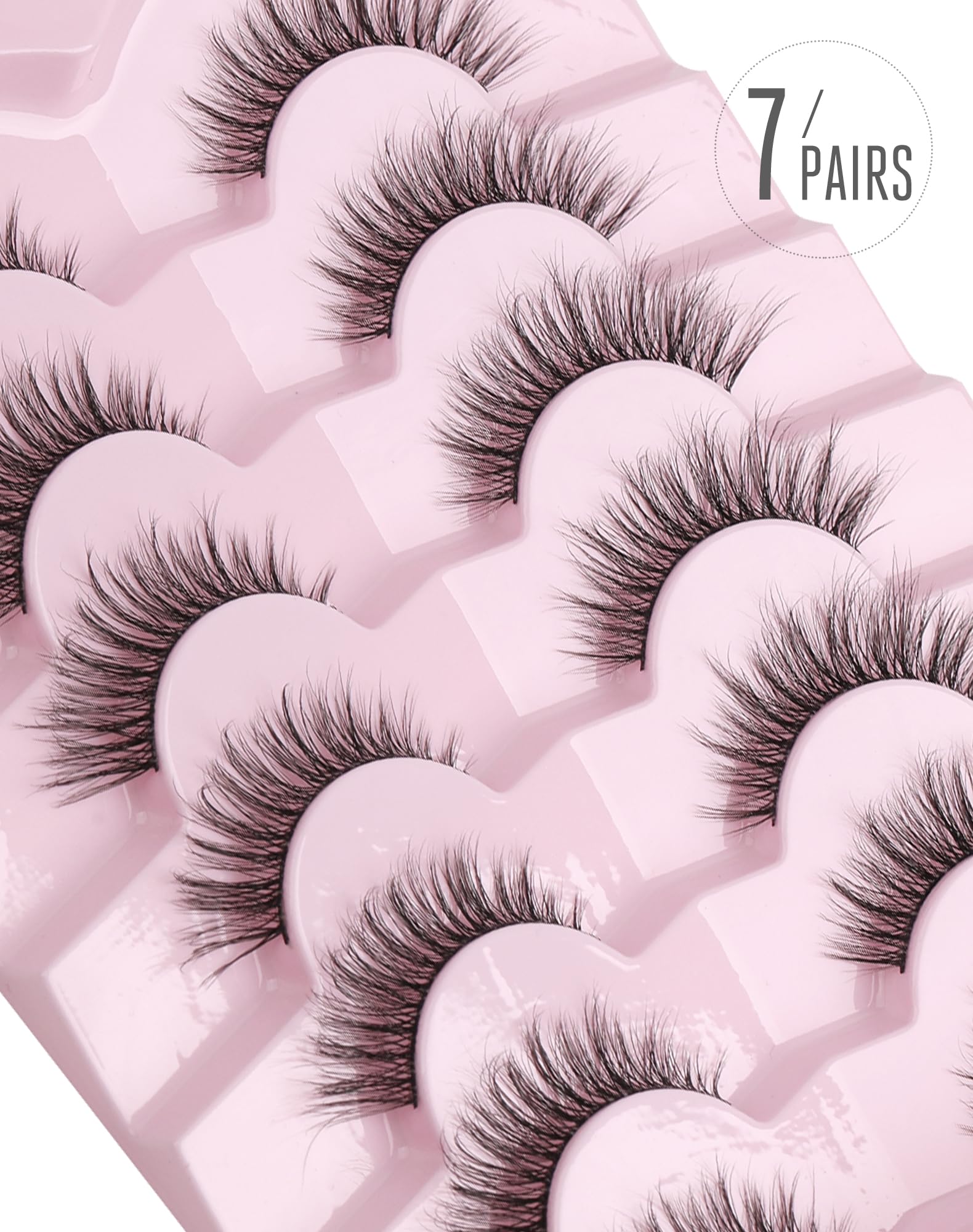 Onlyall Natural Lashes Easy Application shows quick, clean placement.