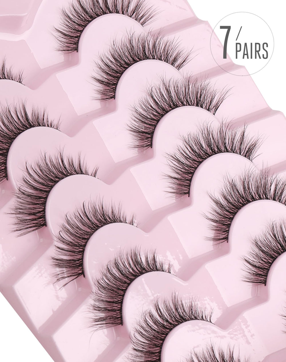 Onlyall Natural Lashes Easy Application shows quick, clean placement.