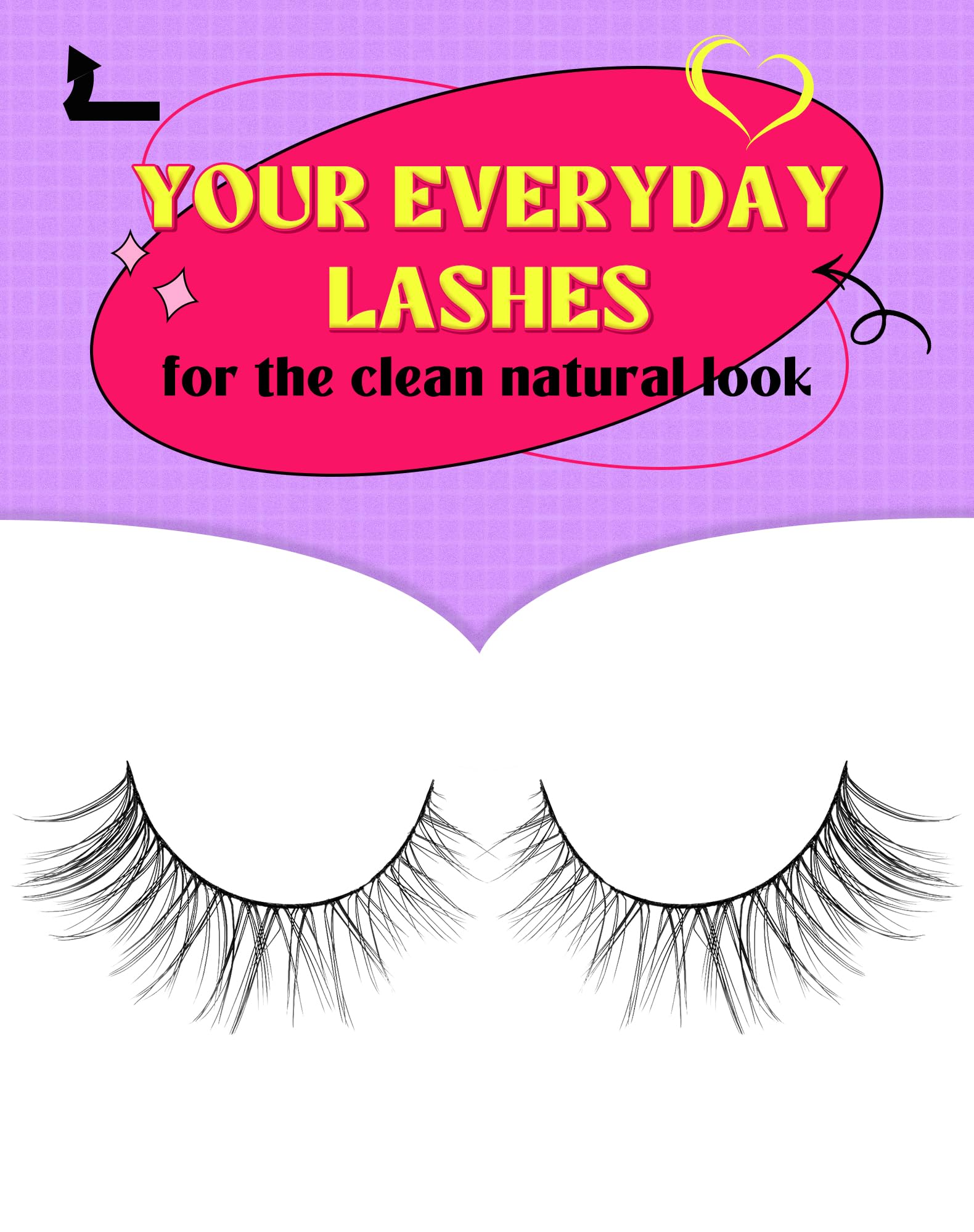 Onlyall Natural Lashes reusable up to 15-20 wears with proper care.