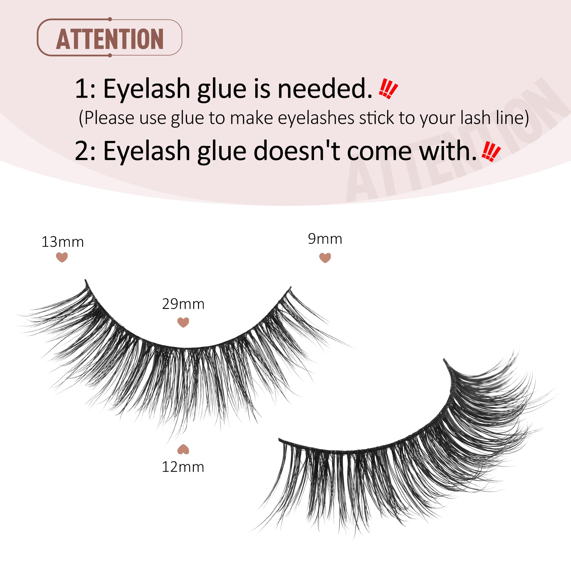 Onlyall Natural Lashes reusable lashes designed for 15–20 uses with gentle removal.