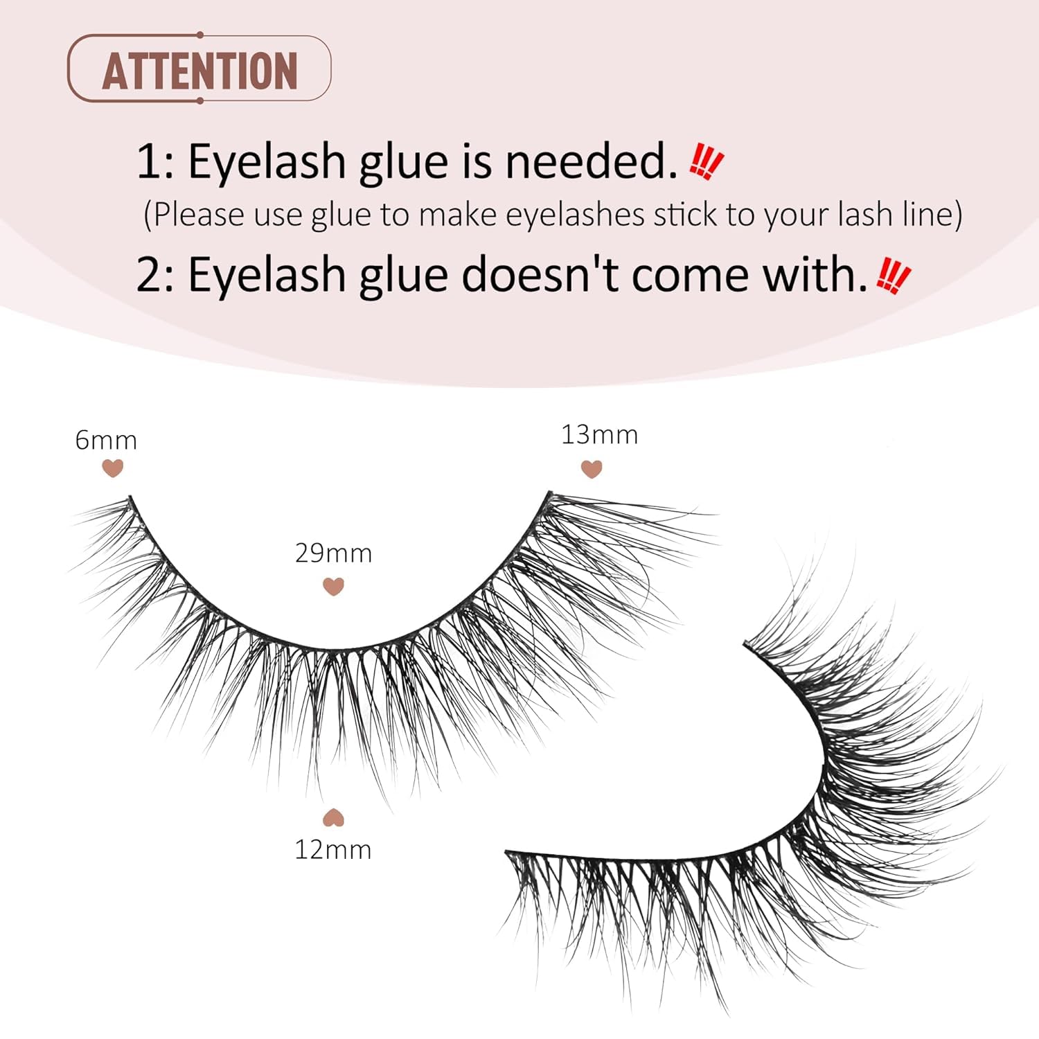 Onlyall natural lashes D1 pack provides lightweight comfort all day
