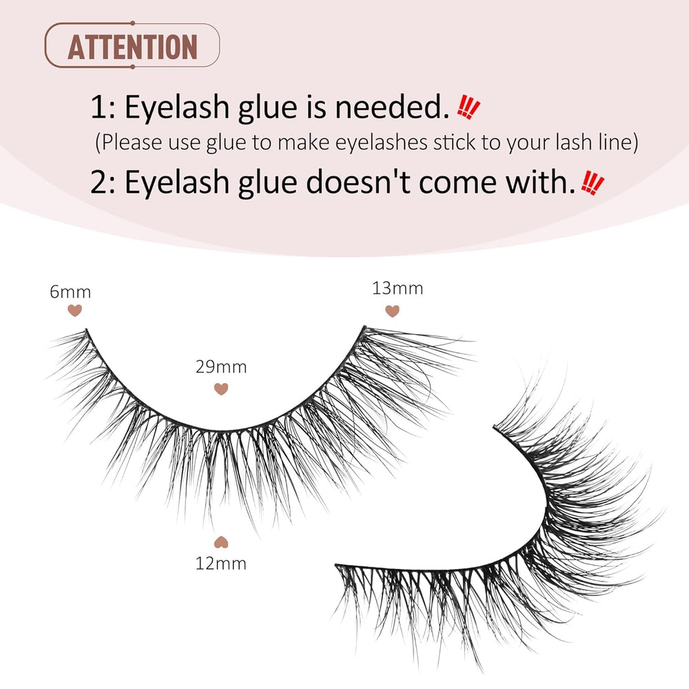 Onlyall natural lashes D1 pack provides lightweight comfort all day