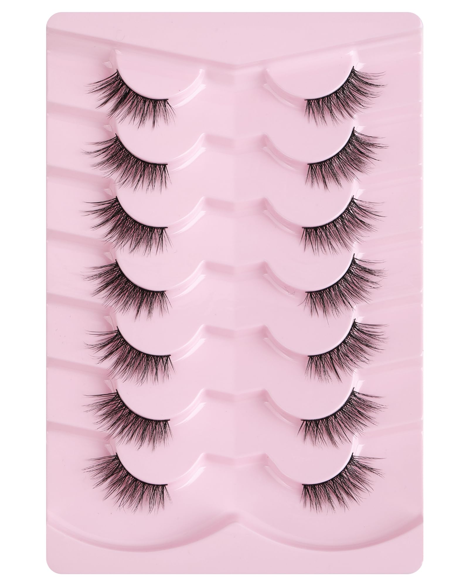 Onlyall seven pairs C19 lashes offer versatile styling and reuse