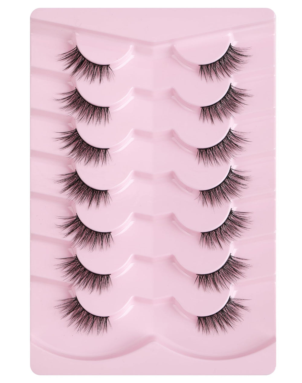 Onlyall seven pairs C19 lashes offer versatile styling and reuse