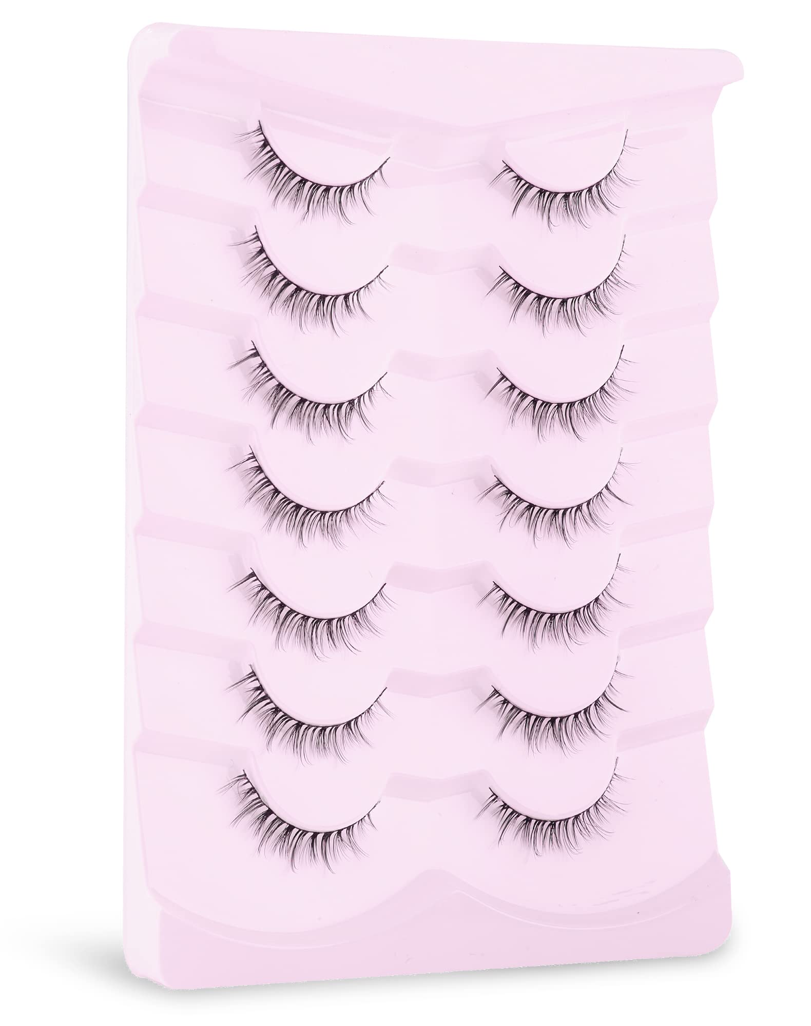 Onlyall soft-feel lash-band highlights delicate texture on eyes