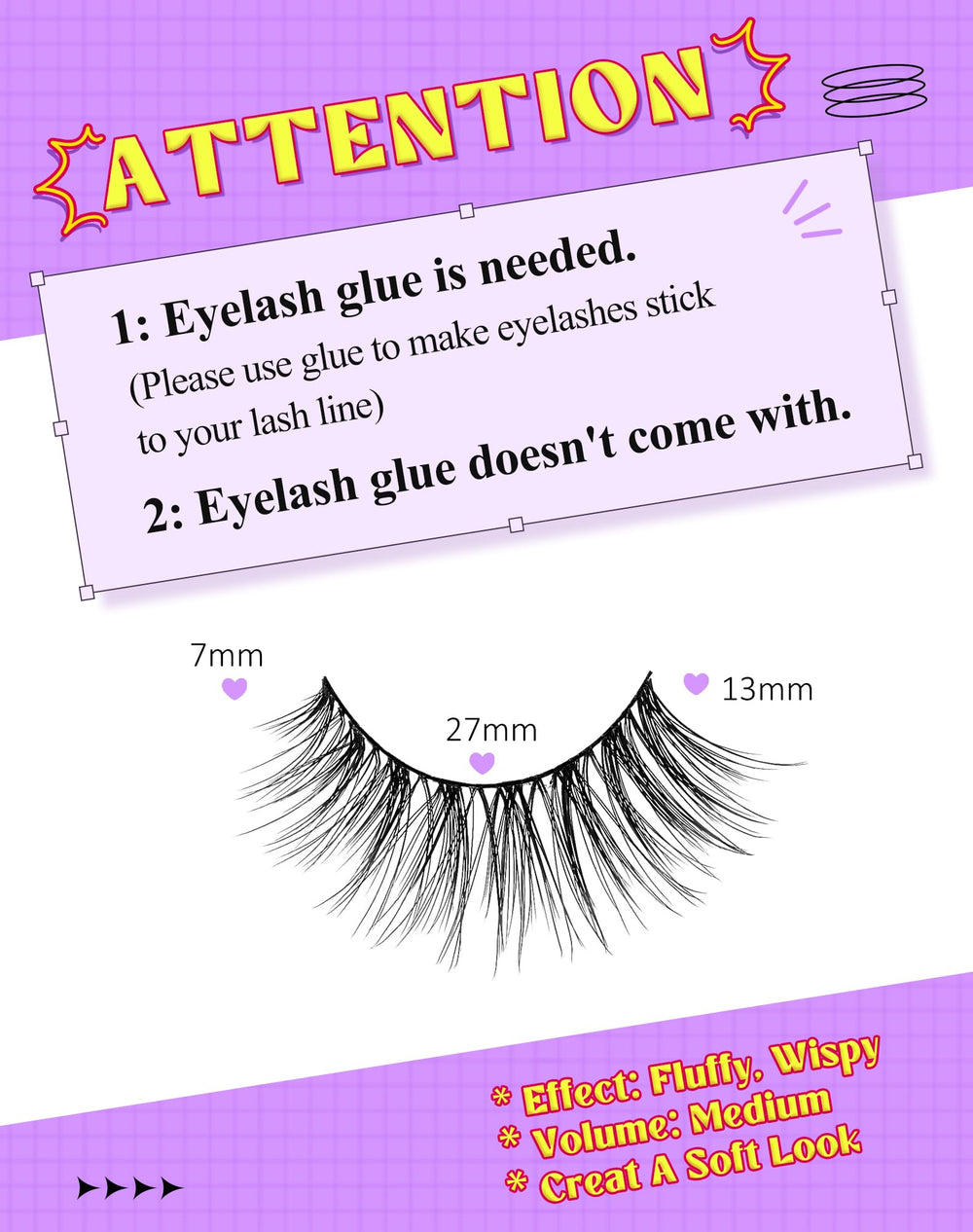 Onlyall thin-band natural lashes offer a lighter wear and seamless blend.