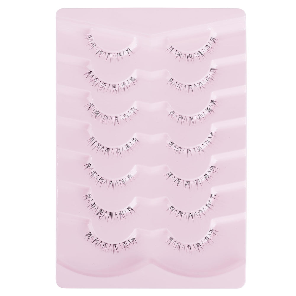 Onlyall weightless, superfine-fiber lashes stay soft and comfortable all day.