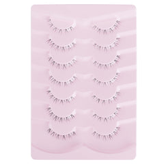 Onlyall weightless, superfine-fiber lashes stay soft and comfortable all day.