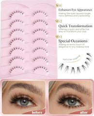 Onlyall weightless featherweight lashes feel soft for all-day comfort.