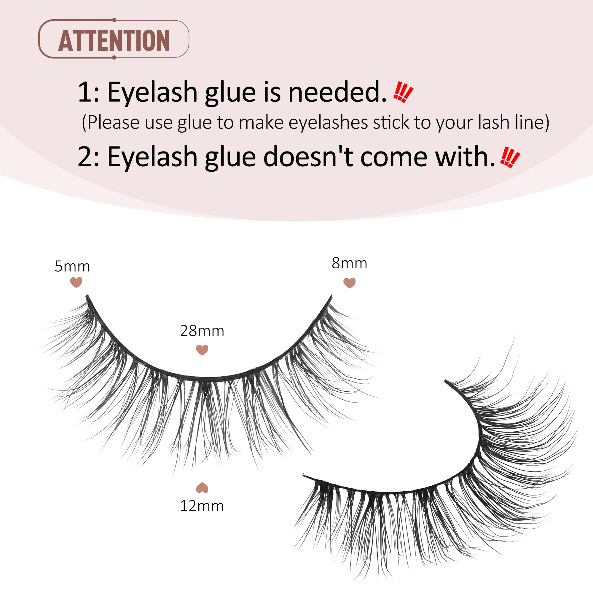 Onlyall Wispy Lashes lightweight feel from superfine fibers for all-day comfort.