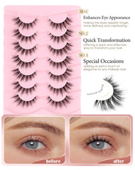 Onlyall wispy volume lashes add soft fullness for a natural look