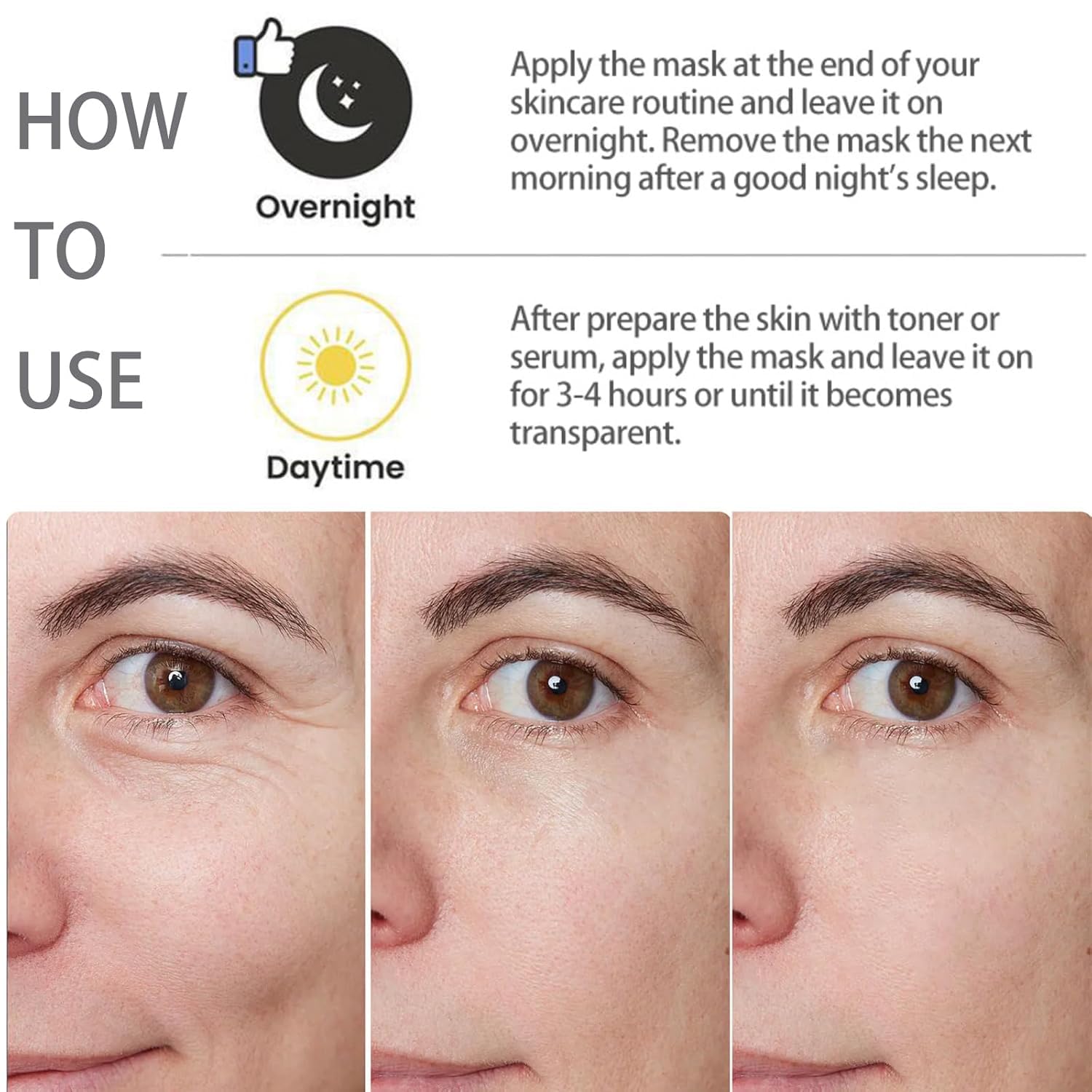ONMYLOVIN mascarilla colágeno hidrogel, ingredientes naturales para cuidado diario.