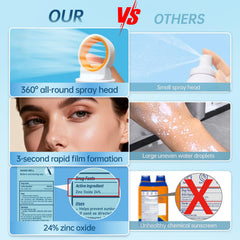 ONSART SPF 50+ mineral sunscreen with zinc oxide for outdoor protection.