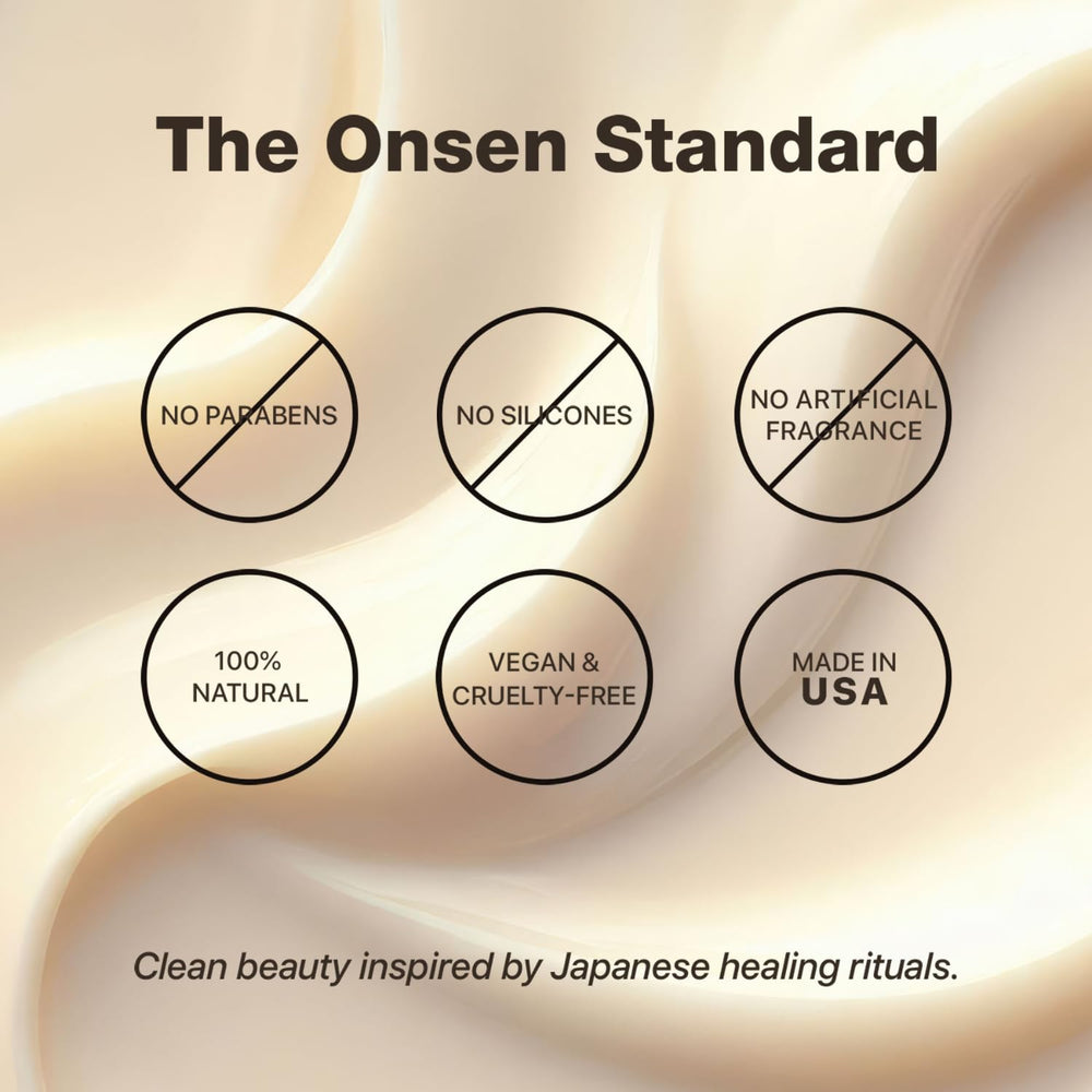 Manteca de karité y cacao en Onsen Secret para nutrición profunda.