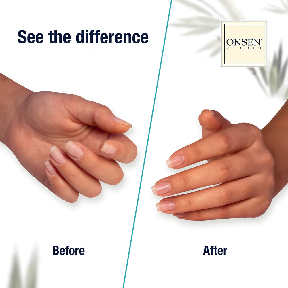 Onsen Secret buffer block side view demonstrates gentle shaping for healthy nails.