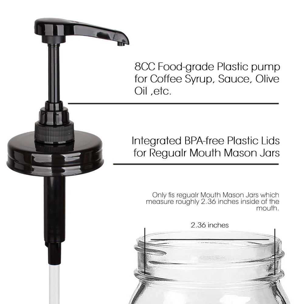 Onsogi rust-proof pumps ensure durable, repeated use with jars.