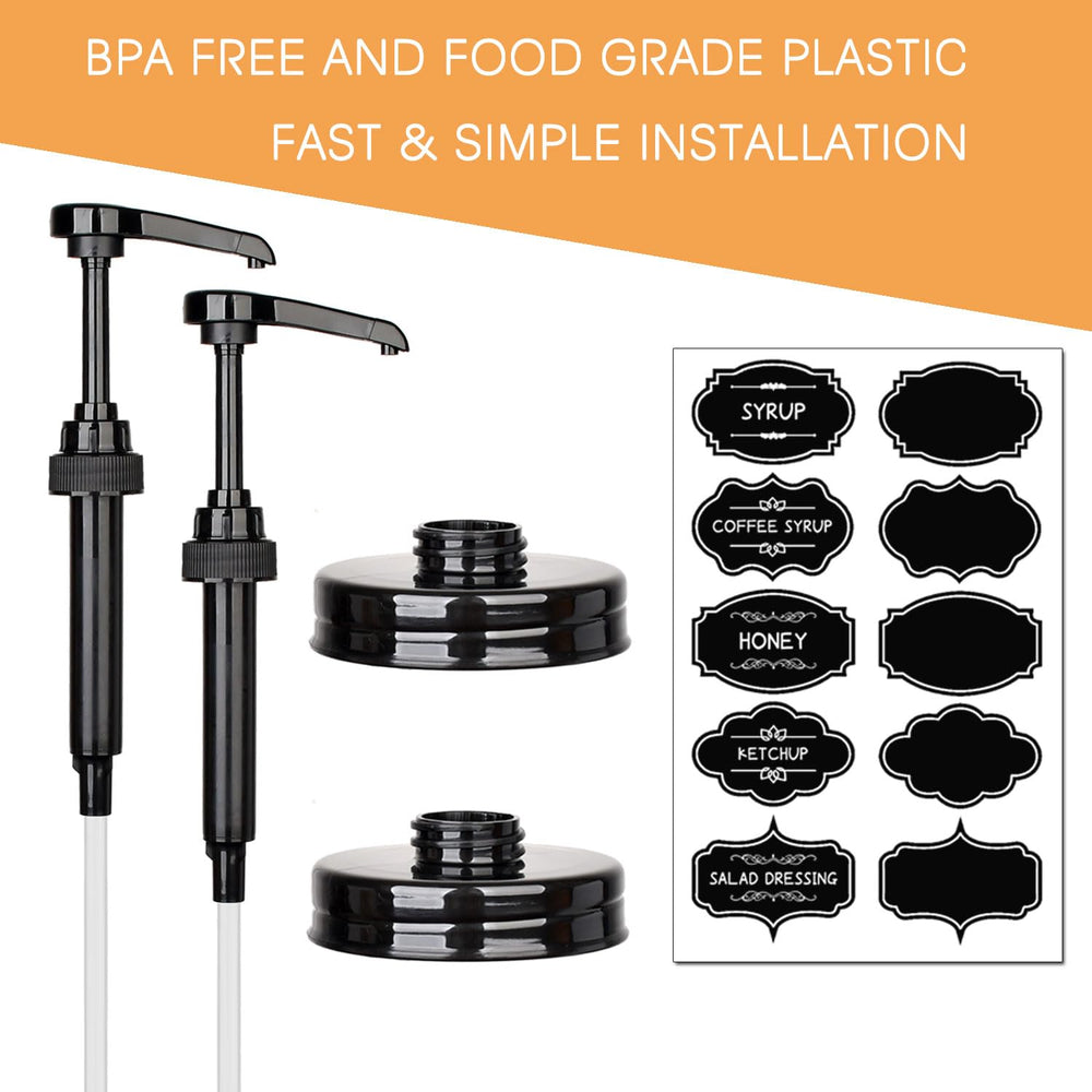 Onsogi reusable dispenser lids offer durability for syrups and sauces.