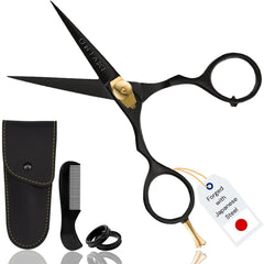 ONTAKI beard scissors with Japanese steel blades for precise trimming