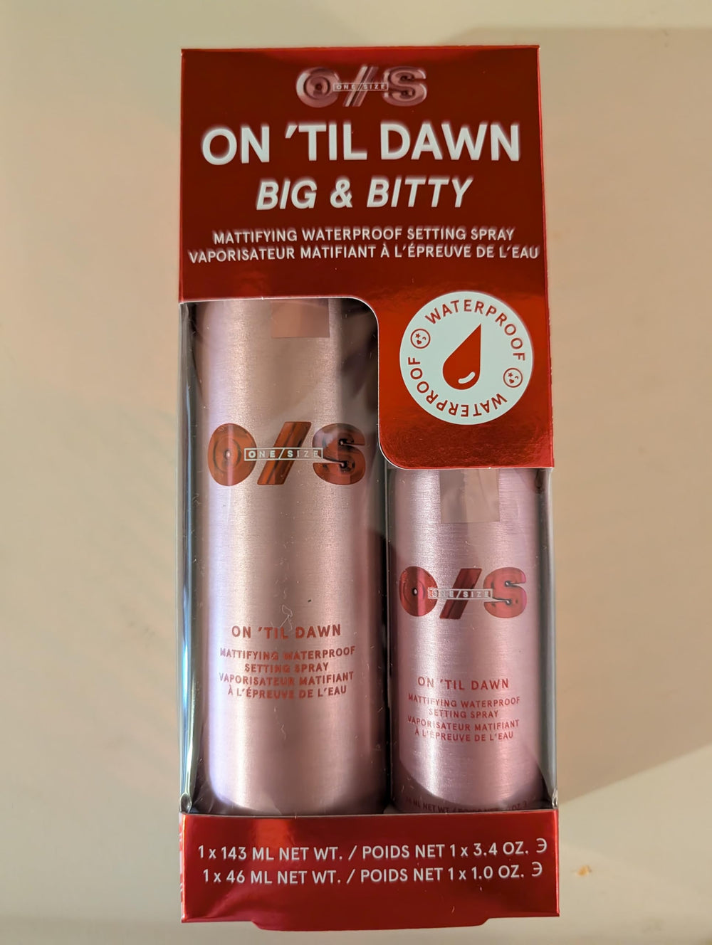 On ’Til Dawn Big & Bitty: acabado mate visible y menor brillo en poros