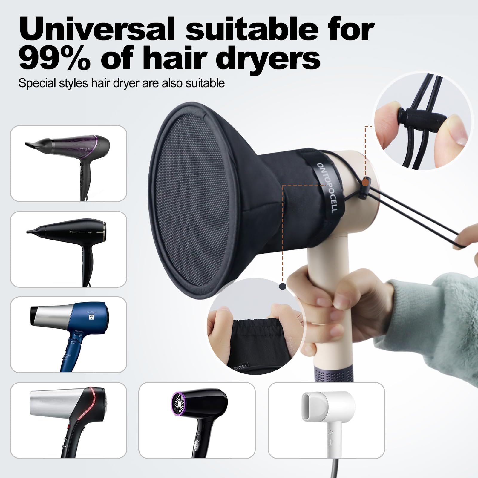 ONTOPOCELL diffuser heat-resistant material close-up emphasizes safety at high temperature.