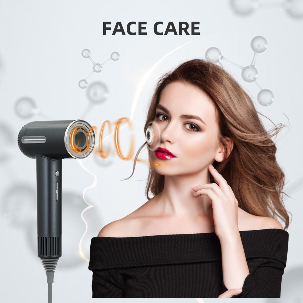 ONWAY hair dryer ionic motor with negative ions for smooth hair.