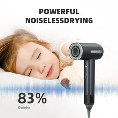 ONWAY hair dryer LCD display shows current settings clearly.