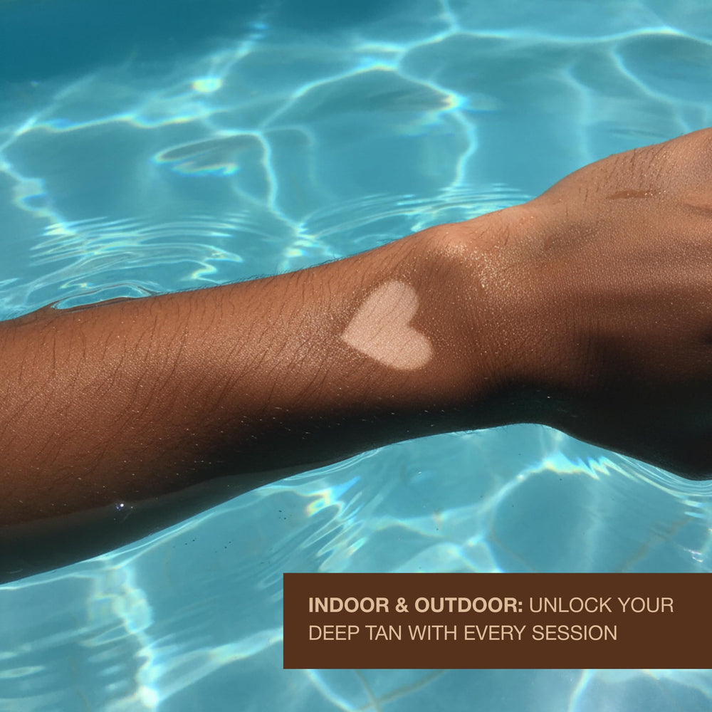 Onyx Bronceado Seco sin coloración instantánea, se activa con rayos ultravioleta.