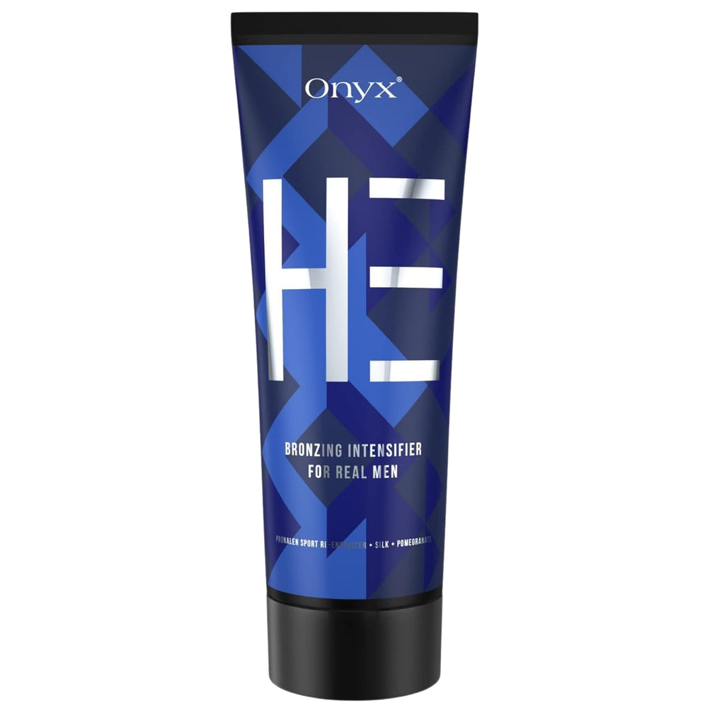 Onyx HE lotion tube ready for tanning bed sessions for quick results