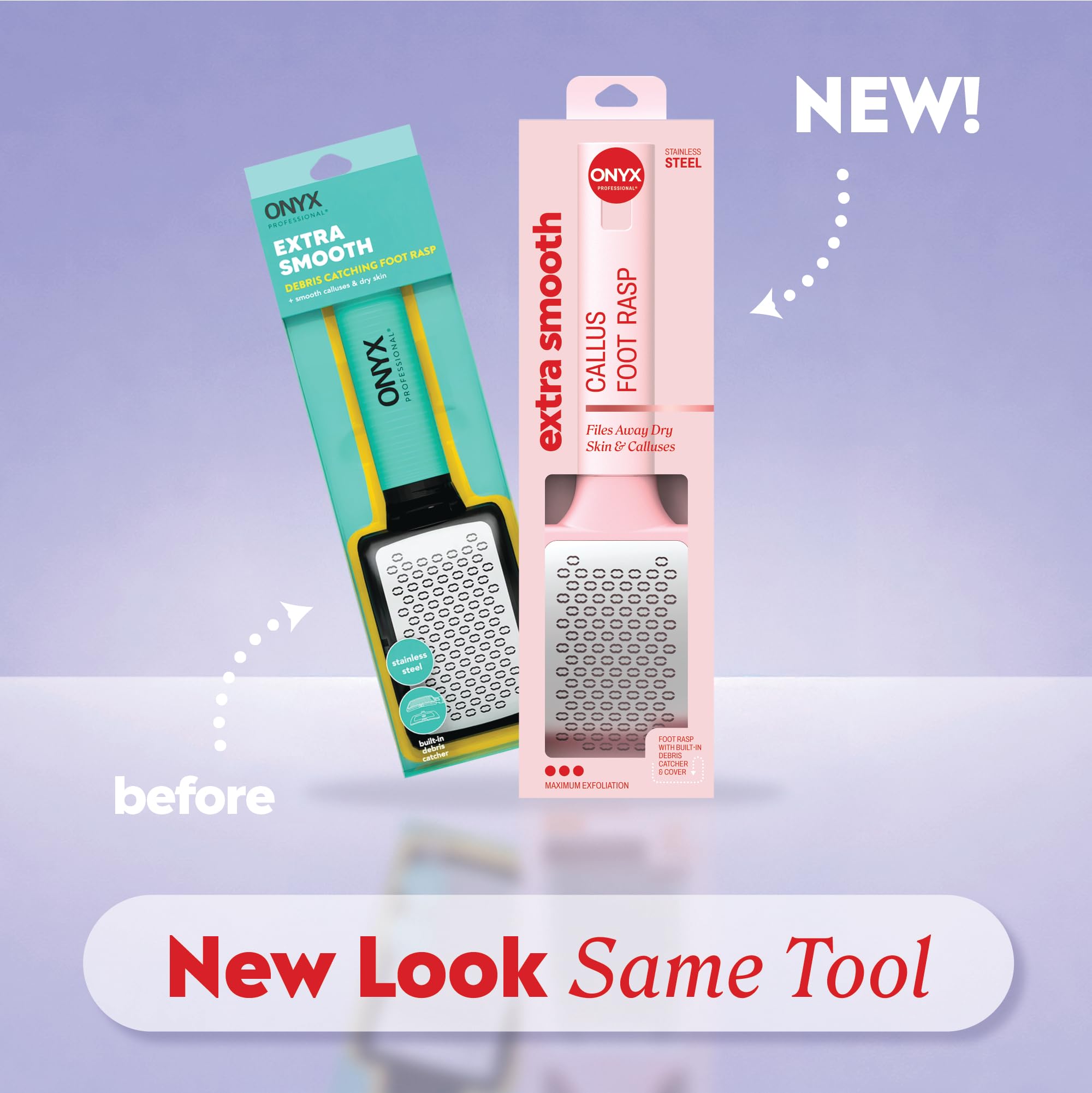 Onyx Professional callus remover foot rasp exfoliates rough skin effectively