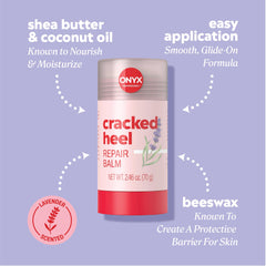 Onyx Professional bálsamo hidratante para pies, suaviza callos y piel seca con lavanda.